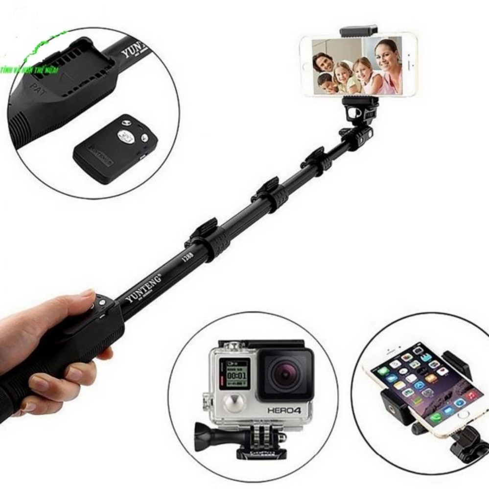 Free ship_Gậy Chụp Hình VunTeng Mono YT-1288 Bluetooth | BigBuy360 - bigbuy360.vn