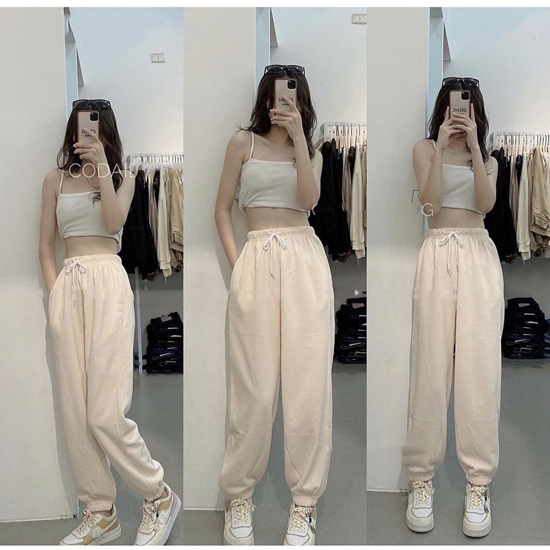 Quần Jooger Nỉ Bông Dày Dặn Phom Siêu Đỉnh M6605 - Lolla_Fashion