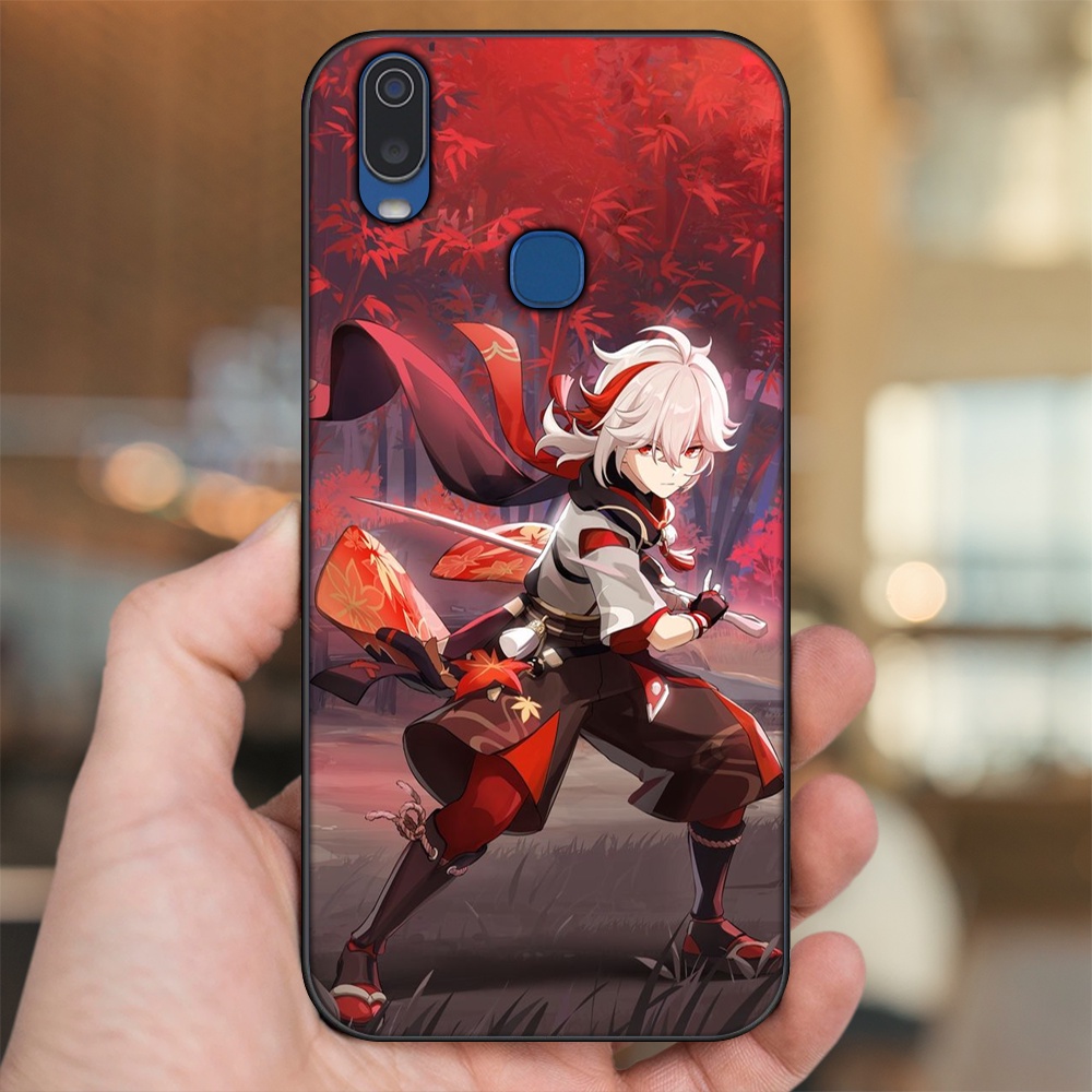 Ốp lưng Vivo Y11 viền đen in hình Kazuha Genshin Impact