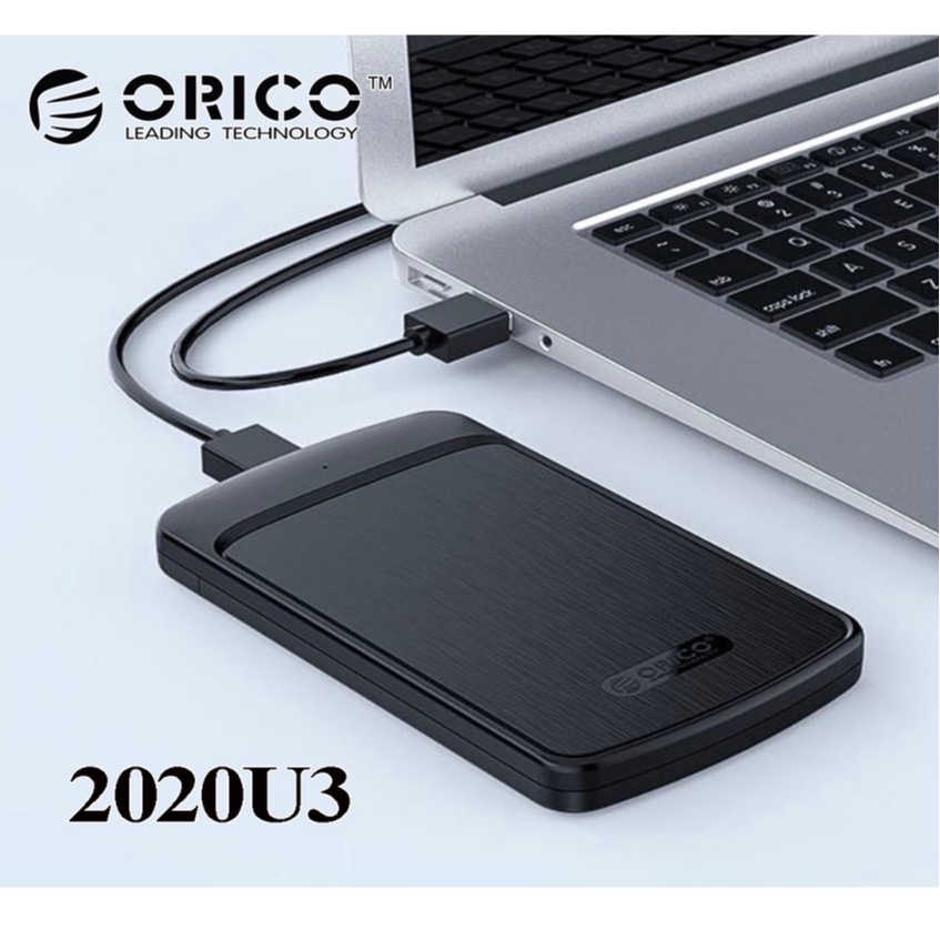 Hộp ổ cứng 2.5 inch USB 3.0 ORICO 2020U3-BK-EP - Hàng chính hãng