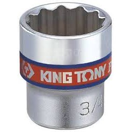 Đầu tuýp ngắn 3/8 inch bông hệ inch size 1/4"===> 1/2"Kingtony 3330S