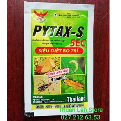 PYTAX-S 5EC Chuyên Bọ Trĩ, Bọ Xít Sinh Học Trên Cây Cảnh, Rau Màu gói 4g
