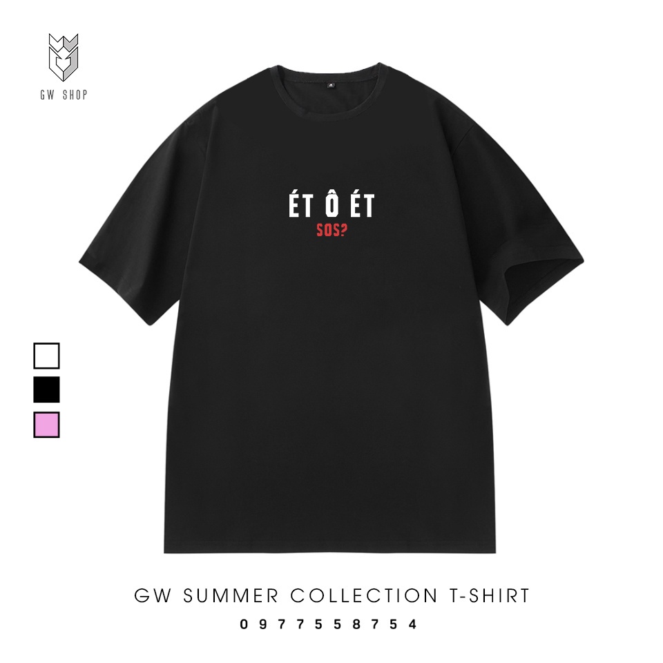 [RẺ VÔ ĐỊCH] Áo phông unisex Ét Ô Ét Hót Trend basic form rộng tay lỡ dành cho nam nữ