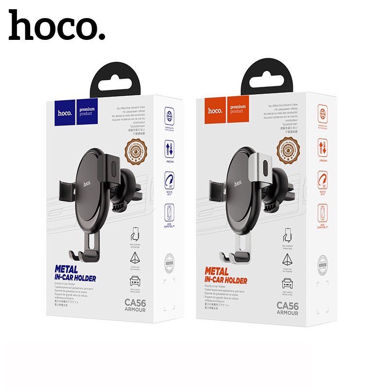 Giá Đỡ Điện Thoại Kẹp Cửa Gió Điều Hòa Ô Tô Xe Hơi HOCO CA56 | BigBuy360 - bigbuy360.vn