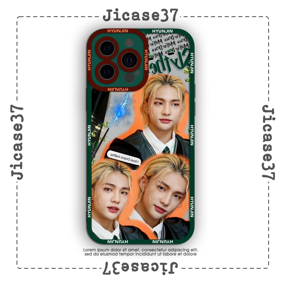 Ốp lưng iphone cạnh vuông Jicase Hyunjin Stray Kids kpop 6plus/6s/6splus/7/7plus/8/8plus/x/xs/11/12/pro/max/plus/promax