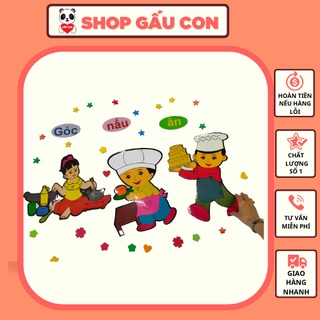 Tranh xốp, góc xốp giá sỉ trang trí góc mầm non với 15 chủ đề đa dạng