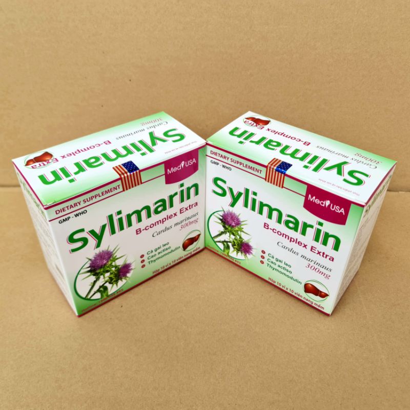 Viên uống giải độc gan Silymarin 120mg - Hộp 100 viên