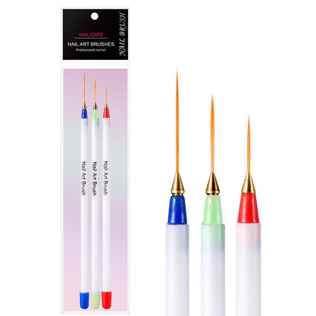 Set 3 cọ vẽ Modelones làm móng tay nghệ thuật sử dụng tiện lợi