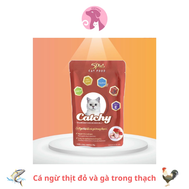 _pate cho mèo Catchy 70gr