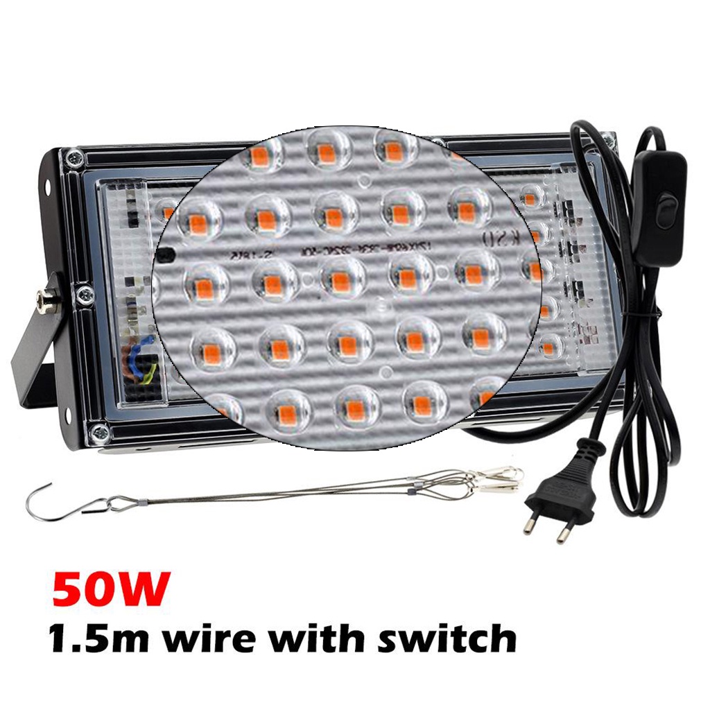 Đèn LED quang phổ kích thích tăng trưởng cho cây trồng 50W/ 100W tùy chọn