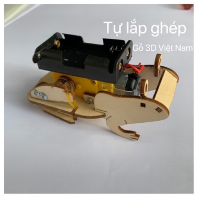 Đồ chơi khoa học - Đồ chơi chú Ếch tự lắp ghép Made in Việt Nam