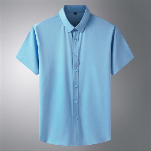 Áo sơ mi nam, áo sơ mi nam ngăn tay chất lụa hàn 4 màu basic cự đẹp Dvin_fashion