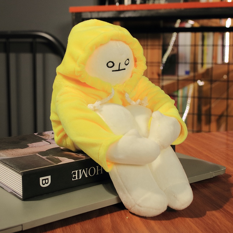 Bananaman Người Chuối Nhồi Bông Trầm Cảm Dễ Thương Phong Cách Hàn Quốc Làm Quà Tặng