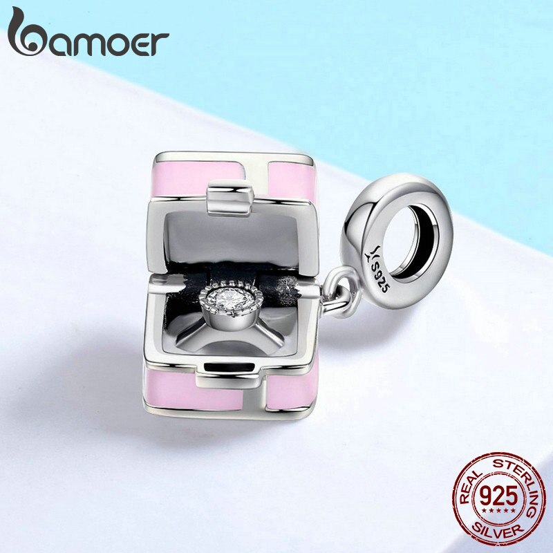 BAMOER Mặt Dây Chuyền Bạc 925 DIY SCC549 Thời Trang Nữ