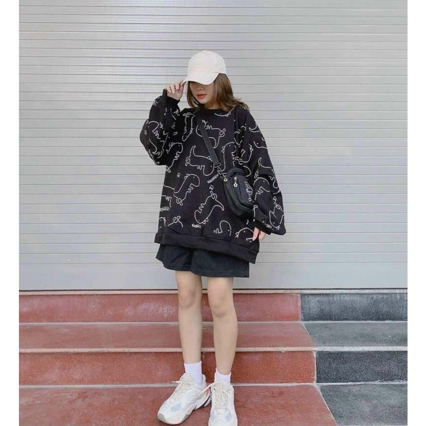 Áo Nỉ In Họa Tiết Thời Trang  - Hàng Y Hình