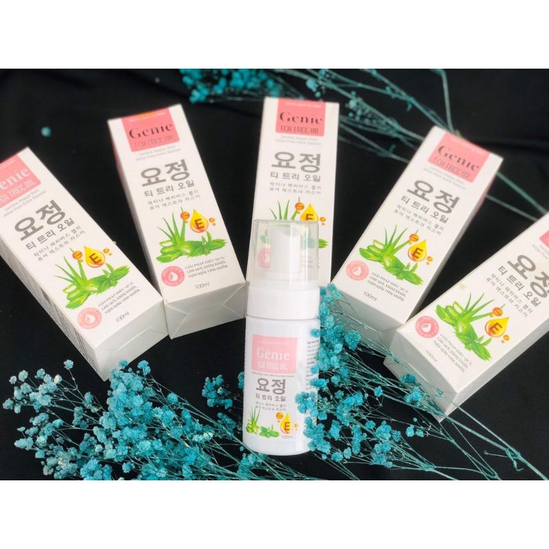 Dung dịch vệ sinh phụ nữ Genie Tea Tree Oil Hàn Quốc