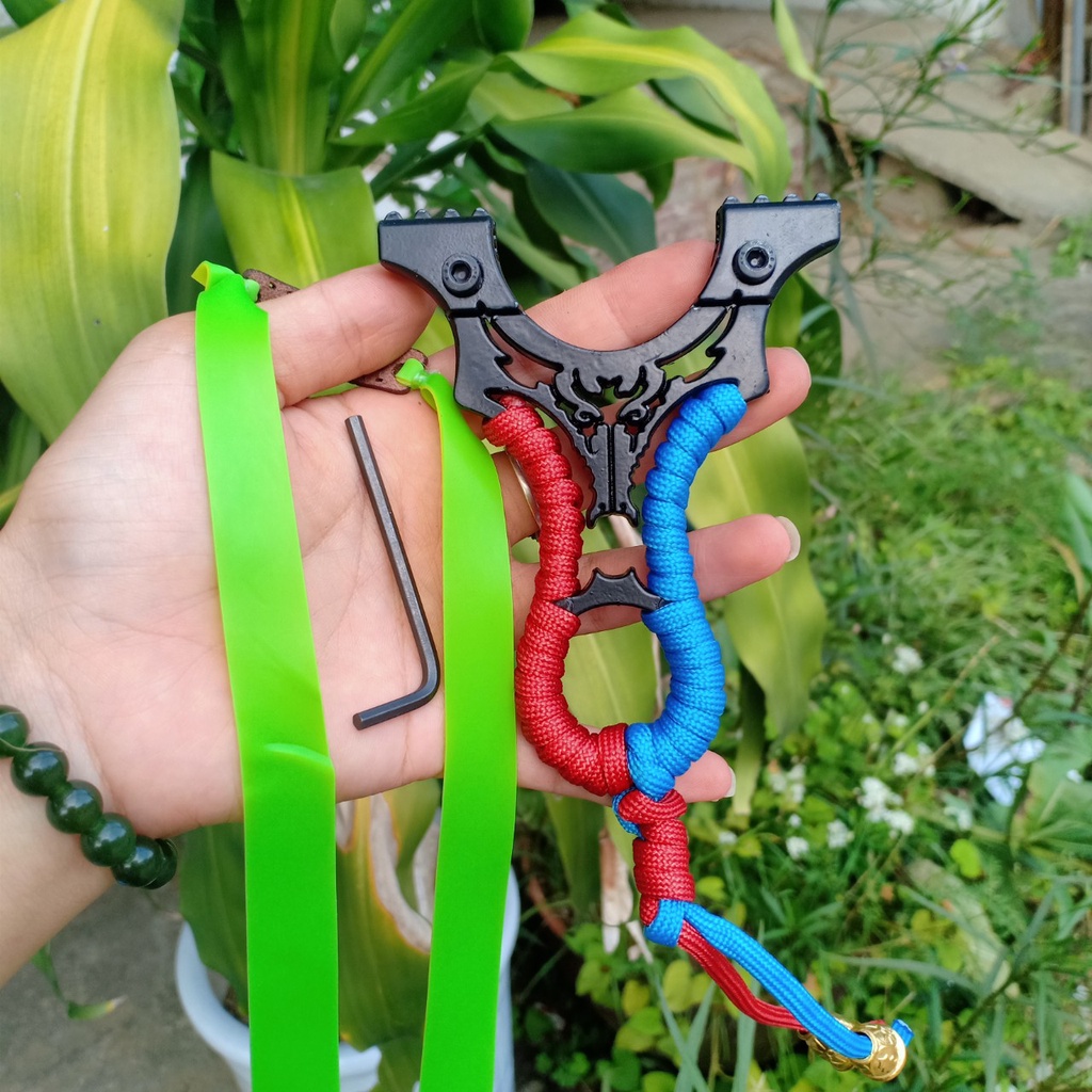 Ná cao su kim loại trâu đen giá rẻ cao cấp + 1 dây thun 1mm + lục giác