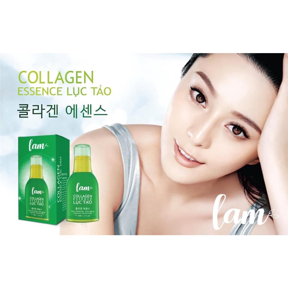 Serum Tinh Chất Trắng Da Collagen essence lục tảo Lam