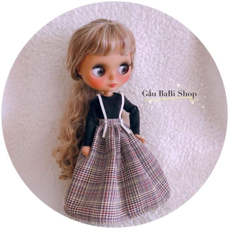 Áo thun tay dài cho búp bê size 1/12,1/6,1/8 bjd,baboliy,babies,xinji, blythe, 5inch, animator, ob11, ddf