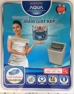 Tem máy giặt sanyo