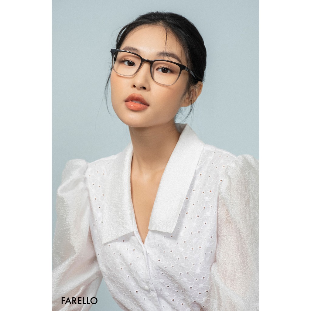Gọng kính nam nữ cao cấp FARELLO Forest mắt vuông bo tròn Acetate màu sắc thời trang | BigBuy360 - bigbuy360.vn
