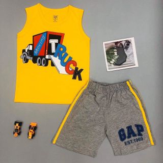 Hot hot 🌈🌈bộ Gap ba lỗ cho bé trai size to đại từ 35- 50kg
