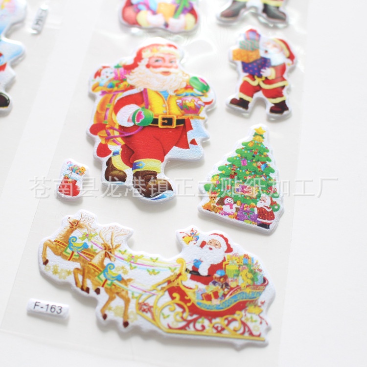 10 Vỉ Sticker 3D Giáng Sinh