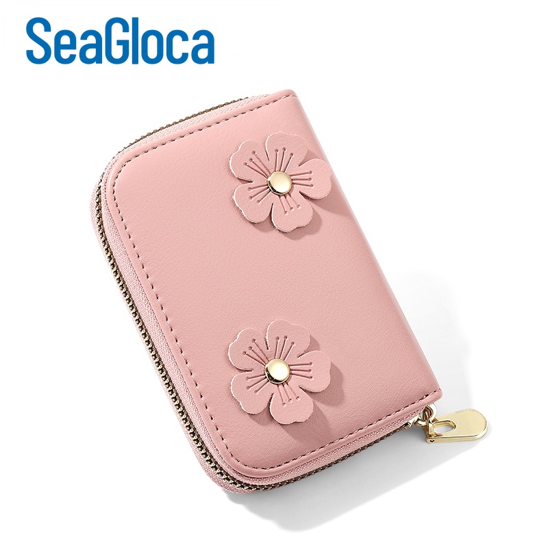 Ví nữ SeaGloca dáng ngắn thời trang Hàn Quốc xinh xắn