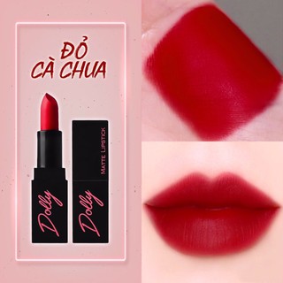 son Sáp Dolly phủ phấn siêu mịn màu Đỏ Cà Chua