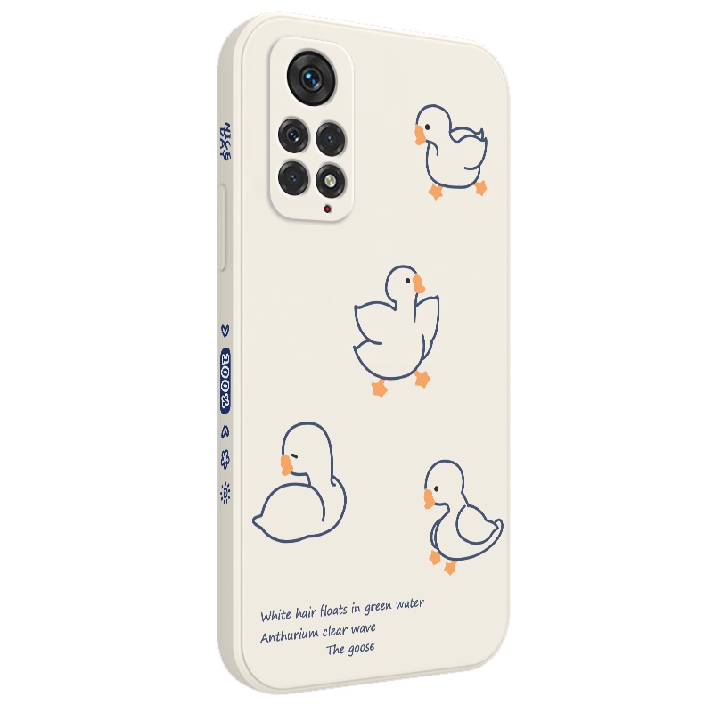 Ốp Điện Thoại Hình Ngỗng Sáng Tạo Cho Xiaomi Redmi Note 11 11S 11T Pro Plus + 4G 5G