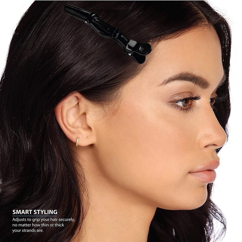 [Hàng mới về] Kẹp tóc cá sấu bằng nhựa chống trượt chuyên dụng cho salon tạo kiểu tóc