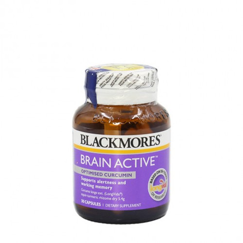 Viên Uống Bổ Não Tăng Cường Trí Nhớ Blackmores Brain Active 30 Viên