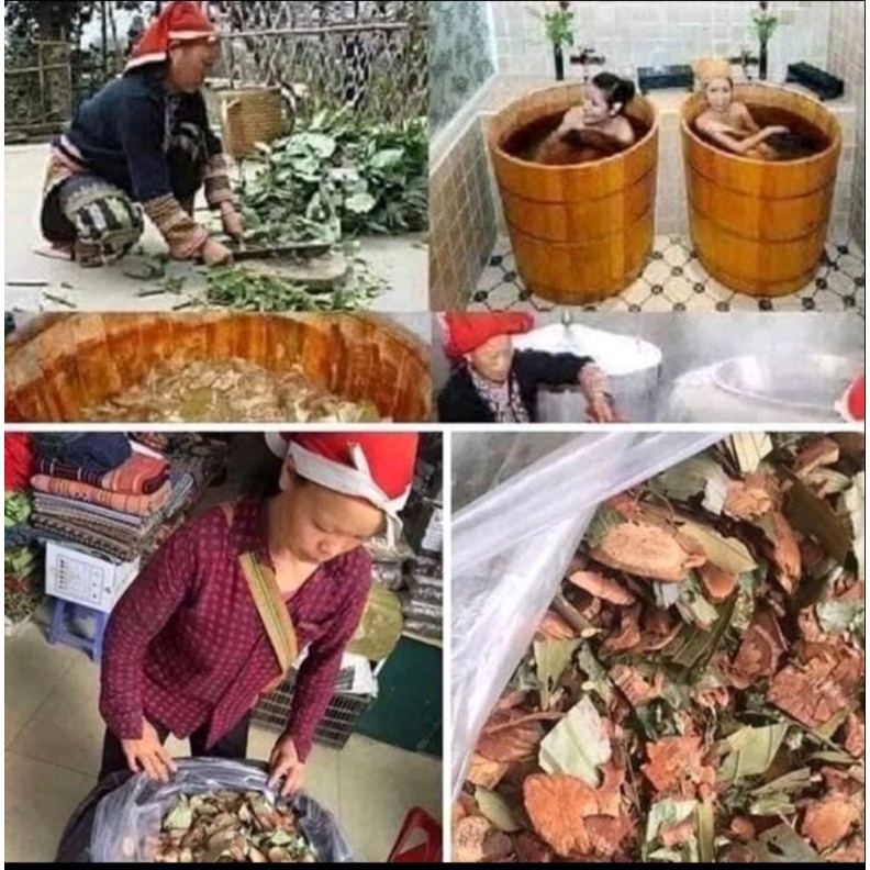 Lá Xông Tắm Sau Sinh Dân Tộc Dao Đỏ
