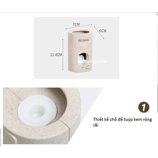 Dụng cụ nhả kem đánh răng ECOCO tiện ích E1703
