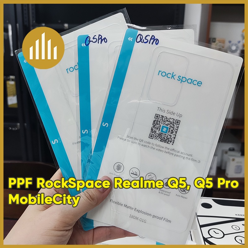 Dán màn, dán lưng Realme Q5, Realme Q5 Pro (PPF RockSpace)  - MobileCity