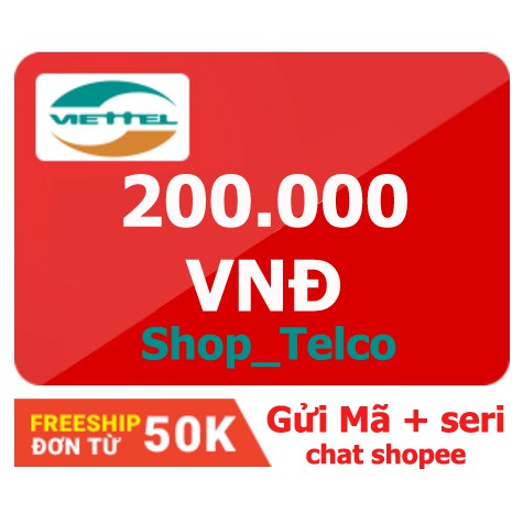 Mã Thẻ Viettel 200K