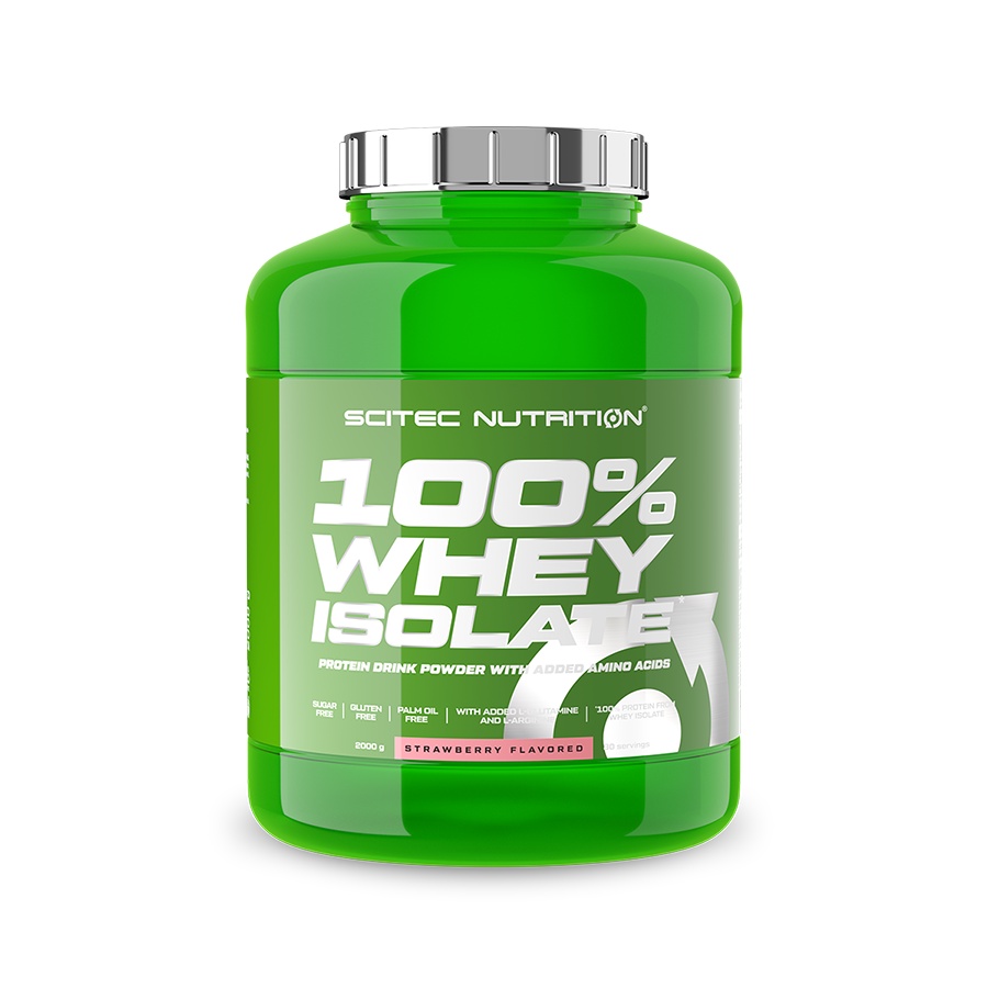 Whey Isolate Scitec Nutrition Sữa Tăng Cơ Cho Người Tập Gym Tinh Khiết - Scitec 100% Whey Isolate lọ 2000G