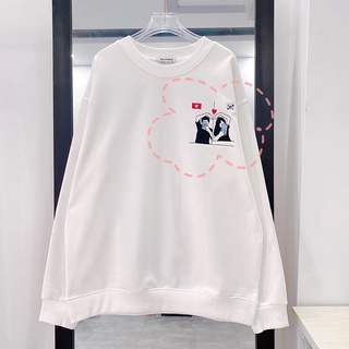 Áo Sweater Thêu Theo Yêu Cầu Nỉ Bông 100% Cotton không xù Nam Nữ