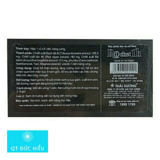 (CHÍNH HÃNG) VIÊN UỐNG ROCKET 1H GIÁ 1 VIÊN | BigBuy360 - bigbuy360.vn