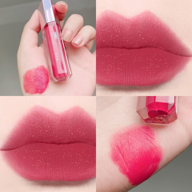Son Kem Lì Kháng Nước Và Không Làm Khô Môi Thiết Kế Vỏ Đính Đá Thời Trang