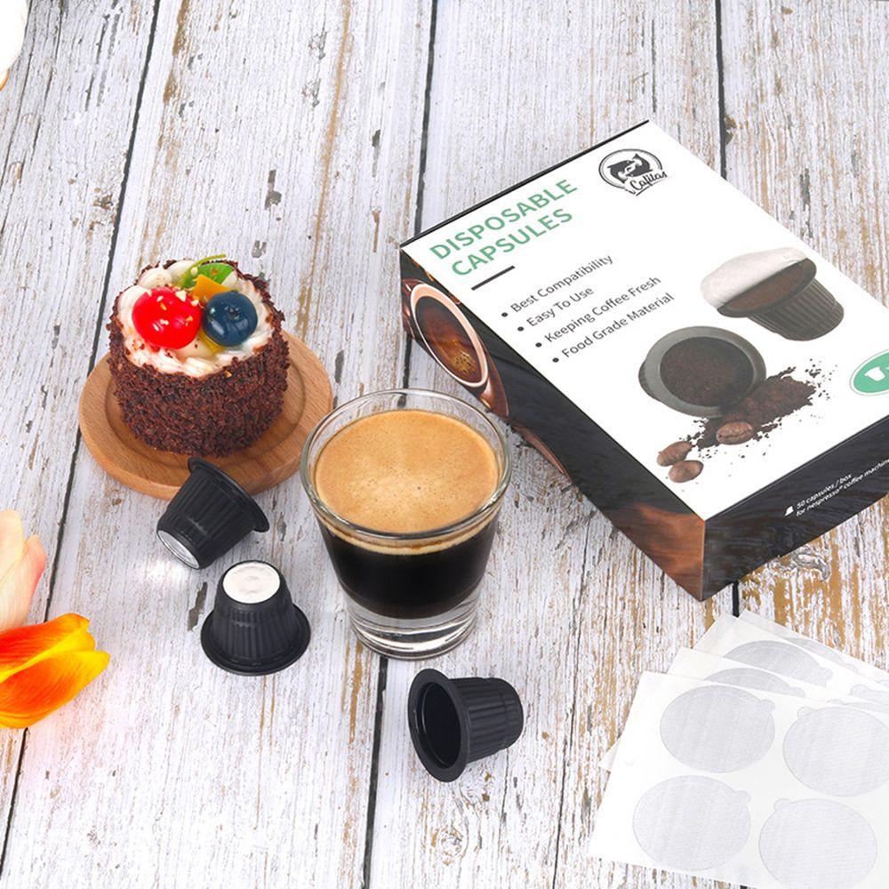 Bộ 50 Cốc Lọc Cà Phê Bằng Lá Nhôm Dùng Một Lần Cho Nespresso