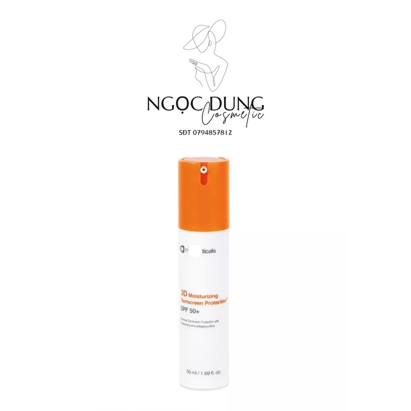 Kem chống nắng 3D md:ceuticals dưỡng ẩm và bảo vệ da sau laser 50ml