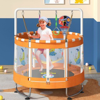 Trampoline Hopkids sàn nhún, quây bóng, nhà bóng cho bé có xích đu