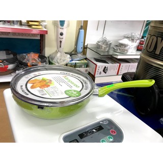 Chảo sâu lòng vung kính kangaroo kg919/918 size 24/20cm
