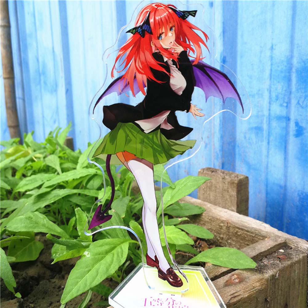 Mô hình đồ chơi nhân vật hoạt hình Nakano Miku Gotoubun No Hanayome bằng acrylic có giá đỡ để bàn trang trí
