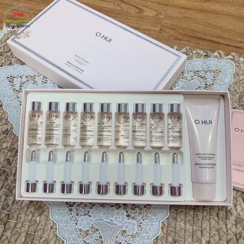 Set Huyết Thanh Căng Bóng Ohui Miracle Moisture Ampoule 777