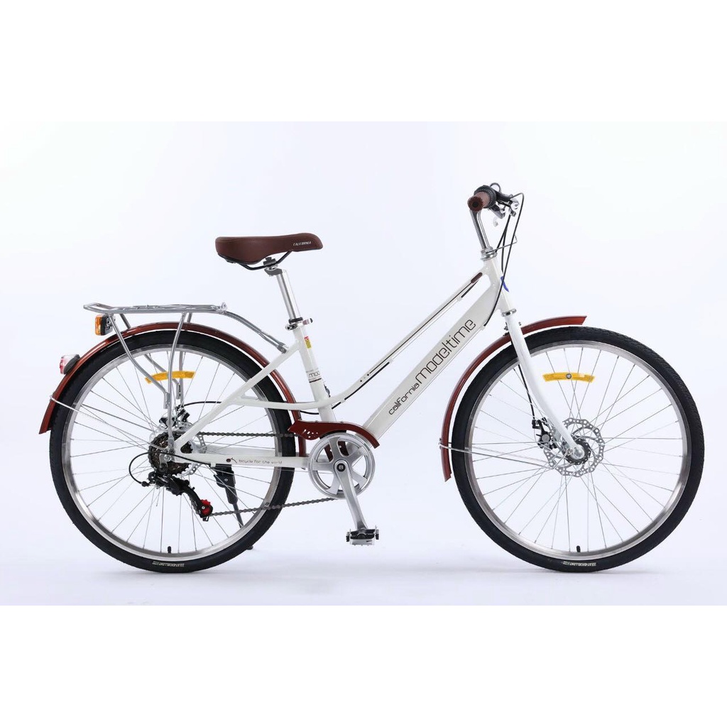 Xe đạp thể thao nữ California Modeltime cao cấp, Khung nhôm siêu nhẹ, Bộ đề Shimano chuyển số mượt mà, Xe mới