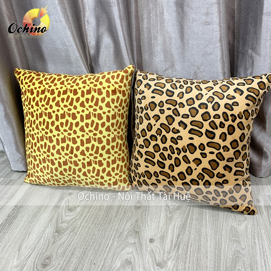 Gối Vuông, Gối Vuông Tựa Lưng Sofa Phong Cách Kẻ Hiện Đại Size 45-45 (Hàng Có Sẵn)