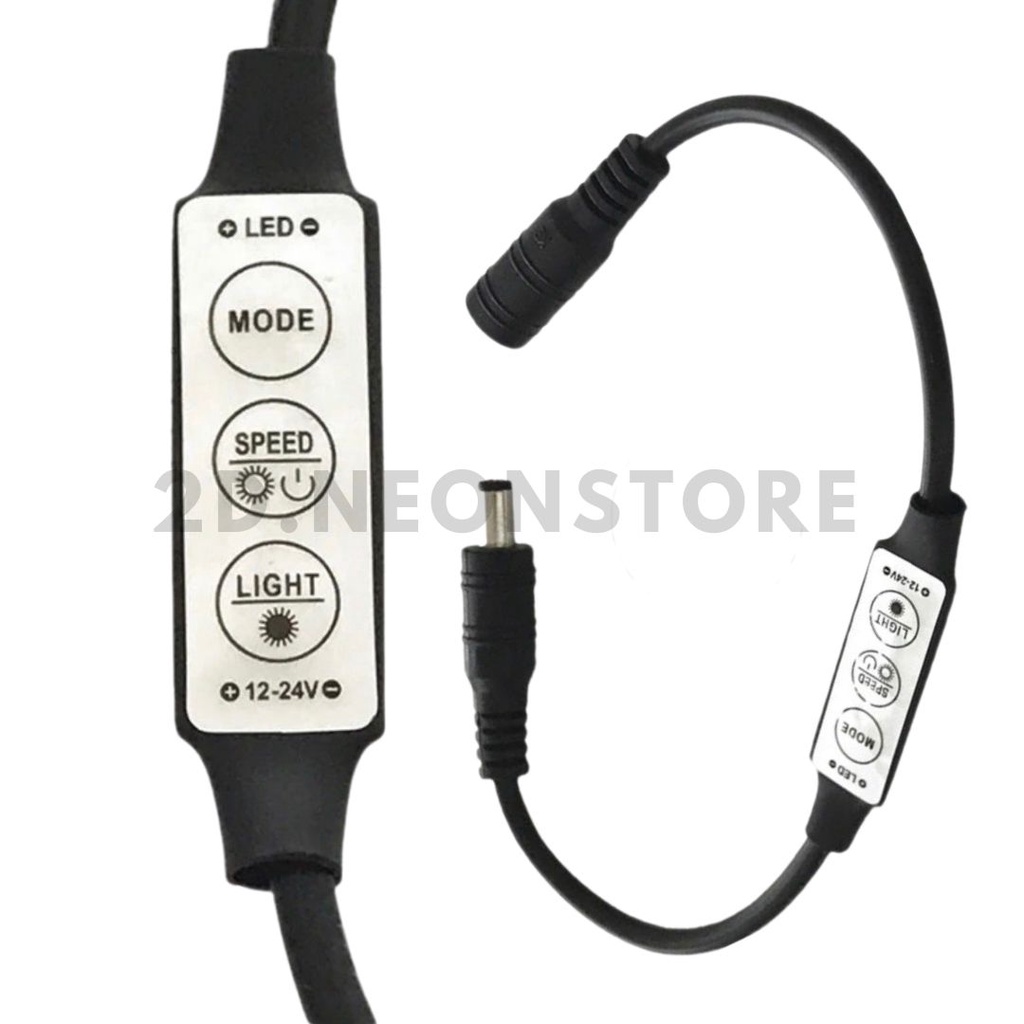 Nguồn 12V-2A, 12V-5A, dây điện trong, công tắc và điều khiển từ xa, phụ kiện cho đèn Led Neon I 2D Neon Store