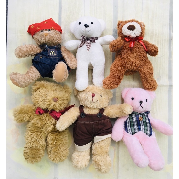 Gấu bông teddy size 15-28cm( chọn mẫu)